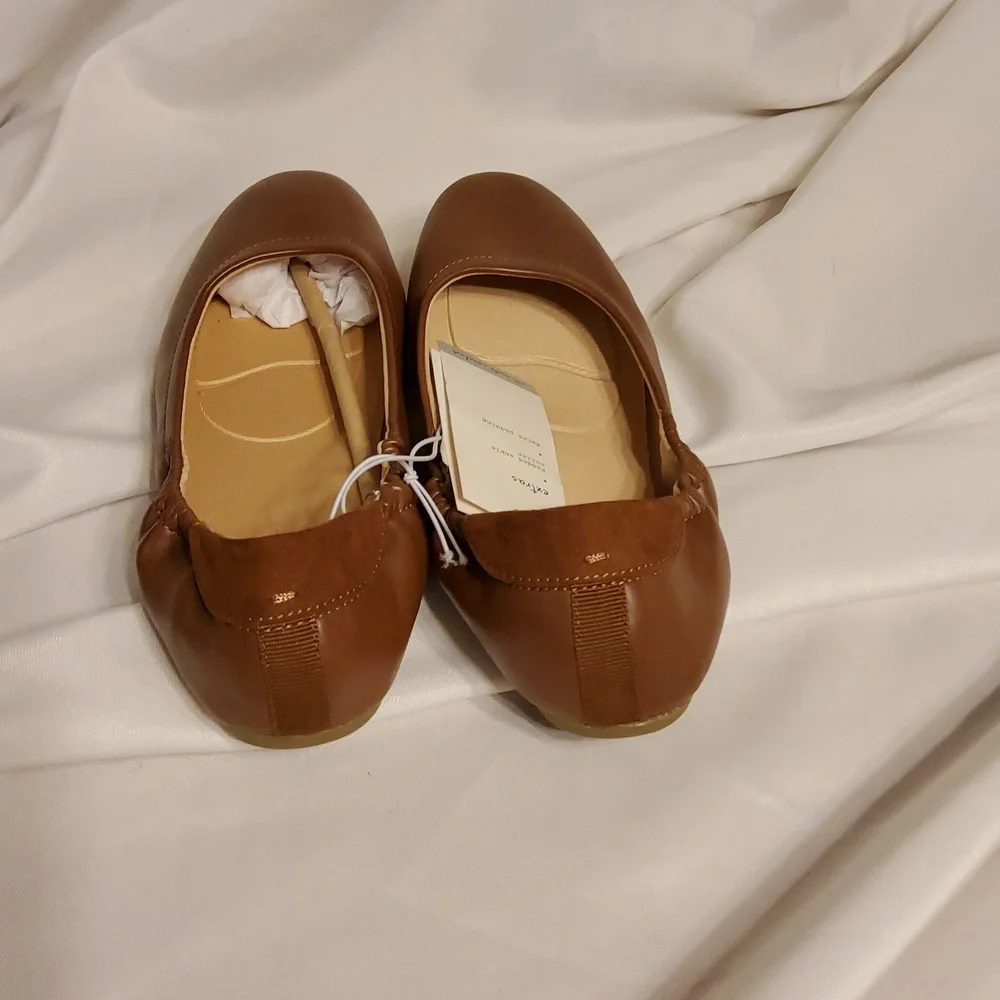 A New Day Women's Meredith Ballet Flats, Cognac - Picture 7 of 7